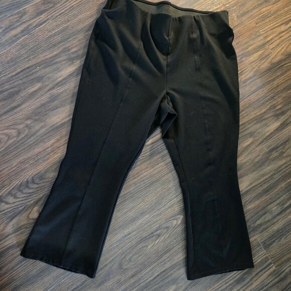 OLD NAVY "Stevie Flare" Extra High Rise Black Flare Ankle Pants NWOT/SIZE XL - Picture 4 of 4